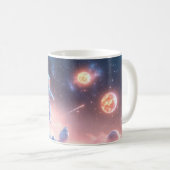 Springender Astronaut Kaffeetasse (VorderseiteRechts)