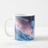 Springender Astronaut Kaffeetasse (Links)