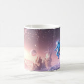 Springender Astronaut Kaffeetasse (Mittel)