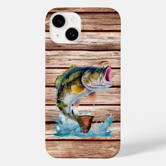 Springender Barsch Scheunenholz Case-Mate iPhone Hülle (Rückseite)