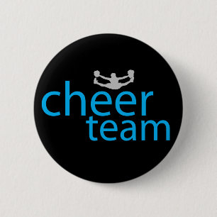 Springender Cheerleader-Team-Gang Button