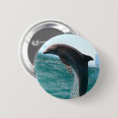 Springender Delphin-Knopf Button (Vorne & Hinten)