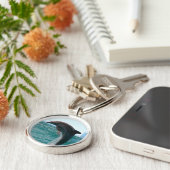 Springender Delphin-Schlüsselanhänger Schlüsselanhänger (Seite)