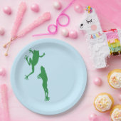 Springender Frosch-Party-Teller Pappteller (Party)
