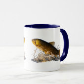 Springender Graskarpfen Tasse (VorderseiteRechts)