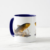 Springender Graskarpfen Tasse (Vorderseite Links)