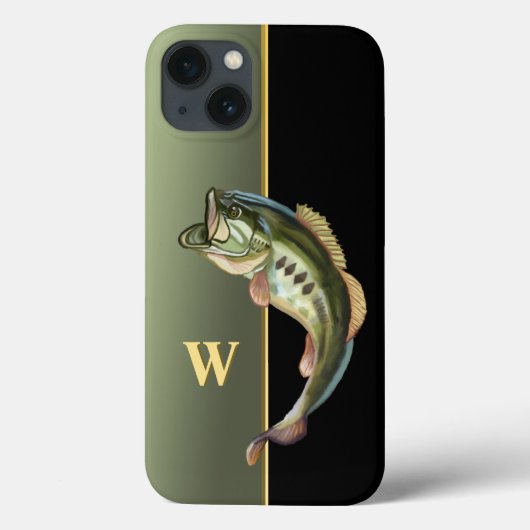 Springender Großmäuliger Barsch Case-Mate iPhone Hülle (Rückseite)