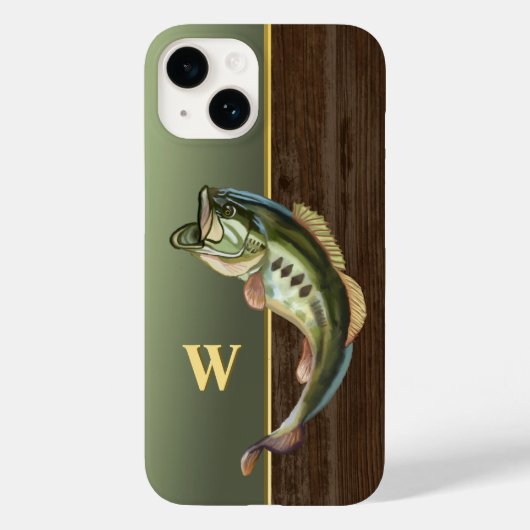 Springender Großmäuliger Barsch Case-Mate iPhone Hülle (Rückseite)