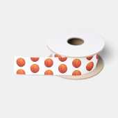 Springender, heller Basketball Satinband (Spule)