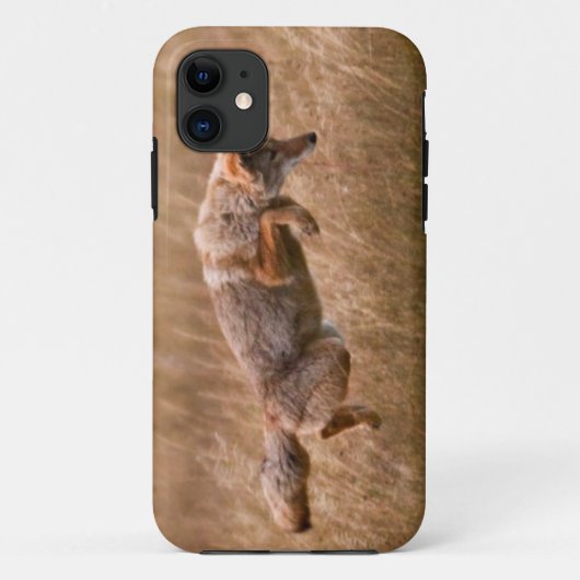 Springender Kojote - Gibbon-Wiesen Case-Mate iPhone Hülle (Rückseite)