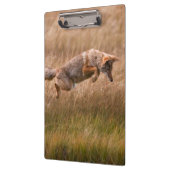 Springender Kojote - Gibbon-Wiesen Klemmbrett (Links)