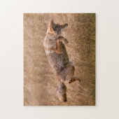 Springender Kojote - Gibbon-Wiesen Puzzle (Vertikal)