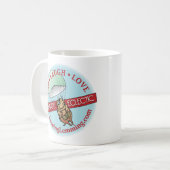 Springender Lemming Becher Kaffeetasse (Vorderseite Links)