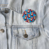 Springender Neon-Jukebox-Muster Button (Beispiel)