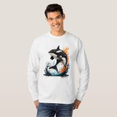 Springender Ozeandolphin 2023 T-Shirt (Vorne ganz)
