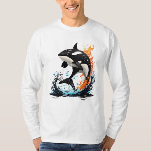 Springender Ozeandolphin 2023 T-Shirt (Vorderseite)
