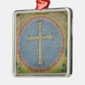 Springender Punkt gemmata Ornament Aus Metall (Links)