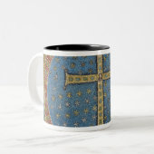 Springender Punkt gemmata Zweifarbige Tasse (Vorderseite Links)