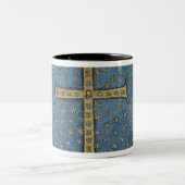 Springender Punkt gemmata Zweifarbige Tasse (Mittel)