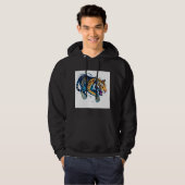 Springender Tiger Hoodie (Vorne ganz)