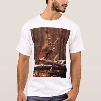 Springender Whitetail-Dollar T-Shirt