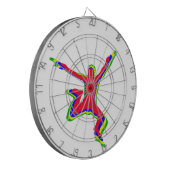 Springendes Dartboard Dartscheibe (Vorderseite Links)
