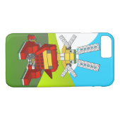 Springendes Häschen-Telefon/iPad Fall Case-Mate iPhone Hülle (Rückseite (Horizontal))