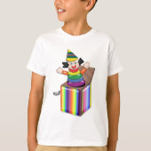 Springendes Jack in the Box T-Shirt (Vorderseite)