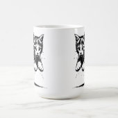 Springendes kleines Kätzchen Kaffeetasse (Mittel)
