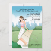 Springendes Seil-Einladung Einladung (Vorderseite)