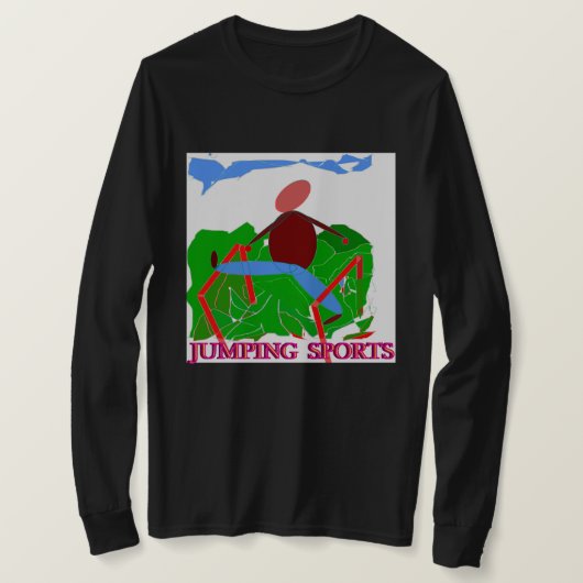 Springendes Sport T-Shirt (Design vorne)