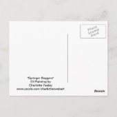 Springer Beggers Original Art Post Card Postkarte (Rückseite)