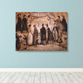 "Springer Brothers, Boston, Herbst und Winter Coll Leinwanddruck (Insitu (Holzboden))