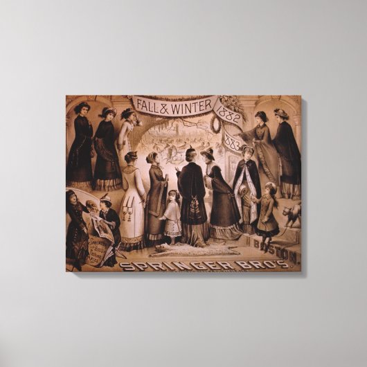 "Springer Brothers, Boston, Herbst und Winter Coll Leinwanddruck (Vorderseite)