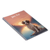 Springer Spaniel am See Notizblock (Rechte Seite)