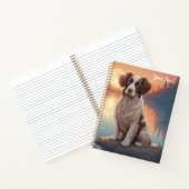 Springer Spaniel am See Notizblock (Innenseite)