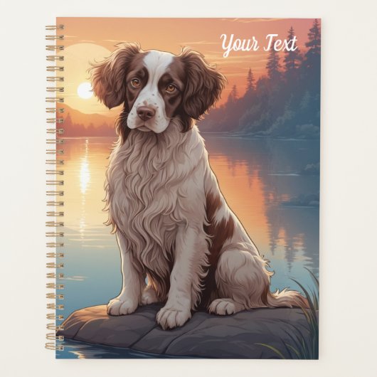 Springer Spaniel am See Planer (Vorderseite)
