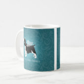 Springer Spaniel Angel Dog Pet Memorial Design Kaffeetasse (Vorderseite Links)