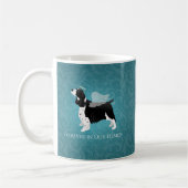 Springer Spaniel Angel Dog Pet Memorial Design Kaffeetasse (Links)