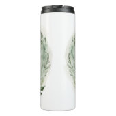 Springer spaniel Christmas Wreath Festivals Thermosbecher (Rückseite)