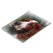 Springer Spaniel Dog Art Notizblock (Linke Seite)