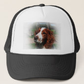 Springer Spaniel Dog Art Truckerkappe (Vorderseite)