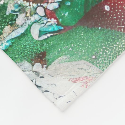 Springer Spaniel Dog Weihnachtsfest Fleecedecke (Ecke)