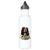Springer Spaniel Edelstahlflasche (Links)