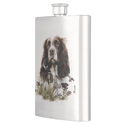 Springer Spaniel Flachmann (Links)