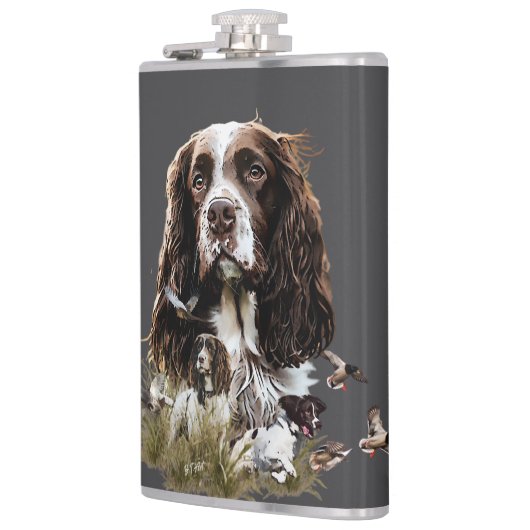 Springer Spaniel Flachmann (Links)