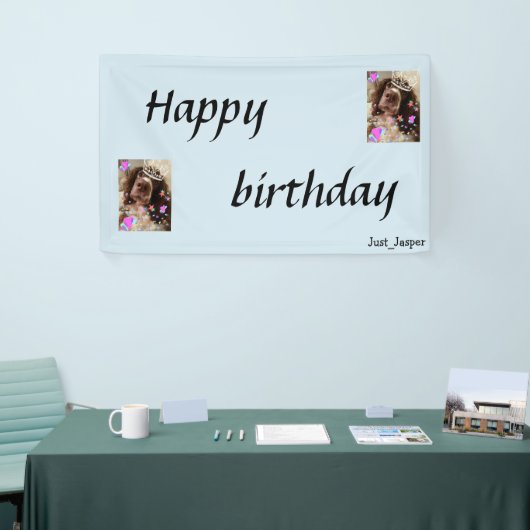 Springer Spaniel-Geburtstagsfahne Banner (Messeveranstaltung)