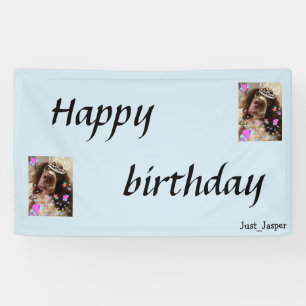 Springer Spaniel-Geburtstagsfahne Banner