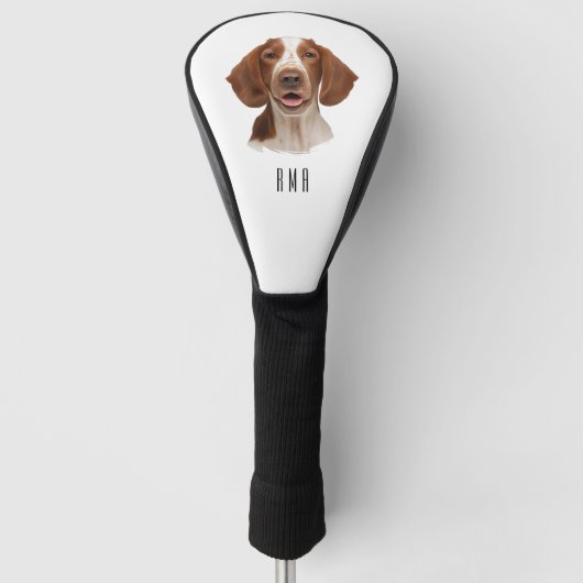 Springer Spaniel Golf Headcover (Vorderseite)