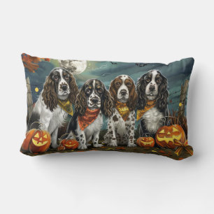 Springer Spaniel Halloween Gruselig Lendenkissen